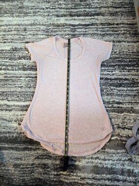 CALIA by Carrie Underwood Light Pink Scoop Neck Active Tee